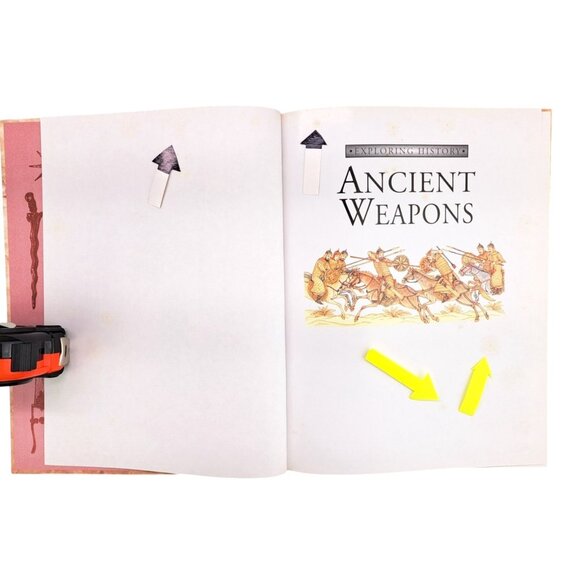 Vintage Exploring History Ancient Weapons Hardcover Book By Will Fowler Hardback - Picture 12 of 13